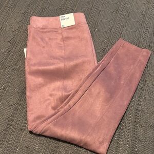Old Navy Stevie Suede Leggings - Mauve